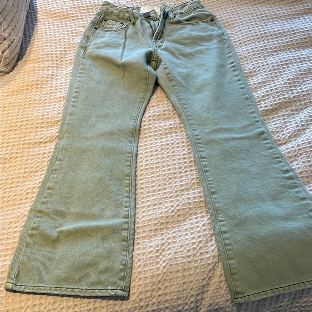 Women's Green Jeans